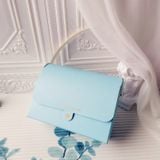  Hộp đóng gói bánh đậu xanh cầm tay mới bánh cuộn thụy sĩ bánh quy bông tuyết 