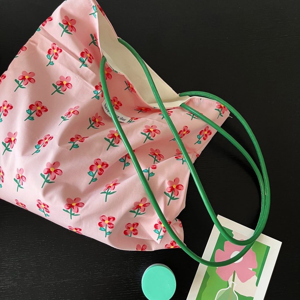  Túi Vải Cotton Mỏng Họa Tiết Thời Trang - Túi Đeo Vai Phong Cách Mới [GIAO HÀNG 2-10 NGÀY | SỈ TỪ 2 TRIỆU | CÓ THỂ IN LOGO] 