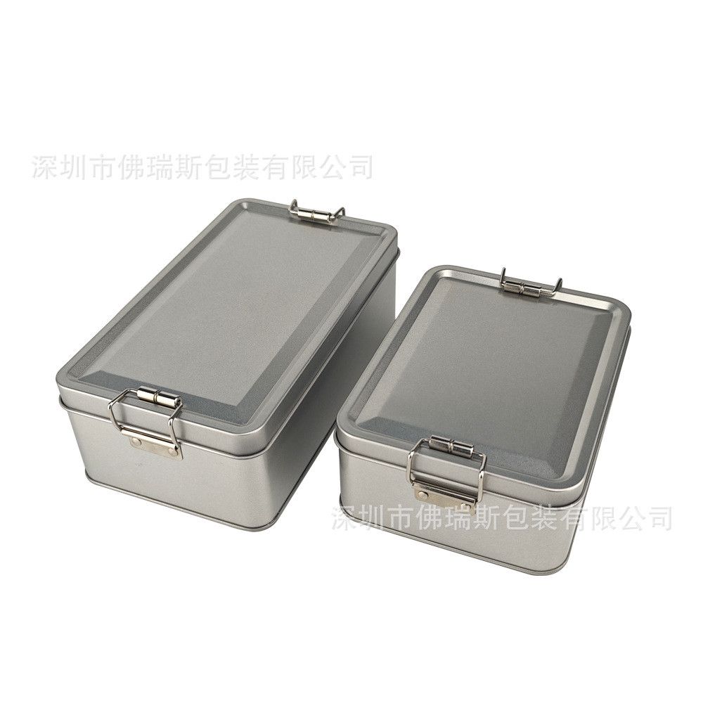  Hộp Quà Mạ Thiếc Hình Vuông Màu Bạc - Hộp Đựng Trái Cây Sấy, Bánh Kẹo, Trà, Thực Phẩm, Có Sẵn Xuất Khẩu [GIAO HÀNG 2-10 NGÀY | SỈ TỪ 2 TRIỆU | CÓ THỂ IN LOGO] 