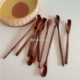  Que Khuấy Gỗ Nguyên Khối Thân Dài Pha Trà, Cà Phê, Trà Sữa [GIAO HÀNG 2-10 NGÀY | SỈ TỪ 2 TRIỆU | CÓ THỂ IN LOGO] 
