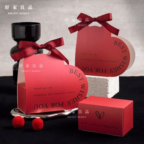  Hộp kẹo cưới màu đỏ hồng cao cấp - Hộp quà tặng đám cưới số lượng lớn [GIAO HÀNG 2-10 NGÀY | SỈ TỪ 2 TRIỆU | CÓ THỂ IN LOGO] 