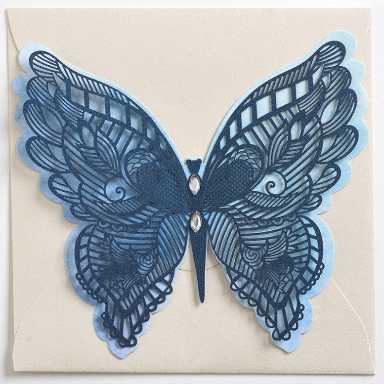  ```(PRE-ORDER) Bộ 20 Thẻ Laser Mini Hình Bướm - Thiệp Chúc Mừng Sinh Nhật Đáng Yêu``` 