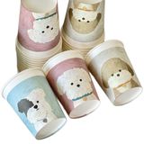  Cốc giấy dùng một lần họa tiết chó dễ thương – Dày dặn cho quán cà phê, trà sữa [GIAO HÀNG 2-10 NGÀY | SỈ TỪ 2 TRIỆU | CÓ THỂ IN LOGO] 