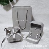  Hộp flannel lật sáng tạo đựng vòng cổ trang sức bao bì bán buôn 
