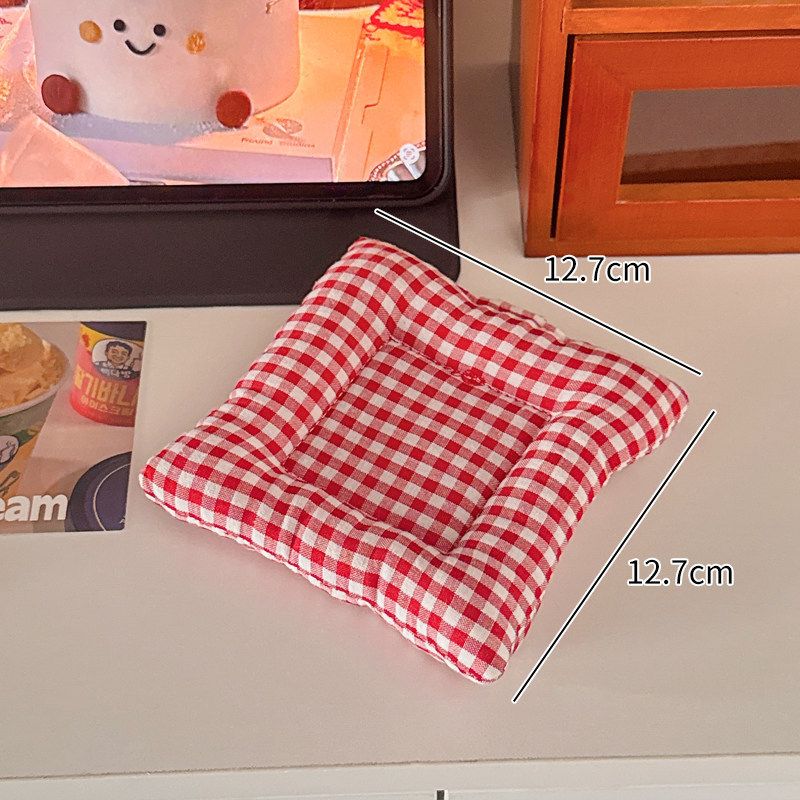  Lót Cốc Hình Mèo/Hình Vuông Kẻ Sọc Đỏ - Lót Ly Cà Phê Cách Nhiệt, Chống Trơn Trượt, Dễ Thương [GIAO HÀNG 2-10 NGÀY | SỈ TỪ 2 TRIỆU | CÓ THỂ IN LOGO] 