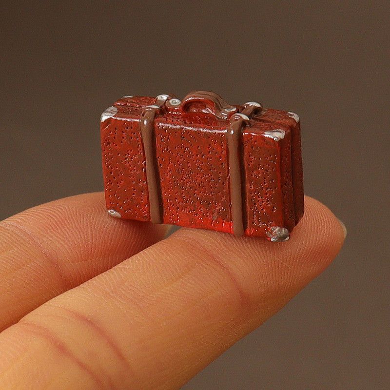  Vali Mô Hình Thu Nhỏ Cổ Điển Bằng Resin - Hành Lý Đồ Chơi Nhà Búp Bê, Đạo Cụ Chụp Ảnh, Phụ Kiện Du Lịch OB Dollhouse [GIAO HÀNG 2-10 NGÀY | SỈ TỪ 2 TRIỆU | CÓ THỂ IN LOGO] 