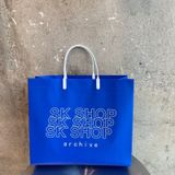  Túi tote composite màu xanh cao cấp in logo túi đóng gói quần áo shop 
