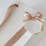  Túi xách ngoại thương túi rượu vang đỏ đơn đôi thẻ đen trắng túi giấy rượu vang sáng tạo in logo 