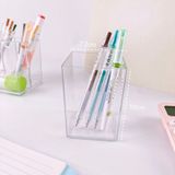  10 Hộp Đựng Bút Trong Suốt Đơn Giản - Phụ Kiện Học Tập Chống Rơi Cho Học Sinh (Đặt Trước) 