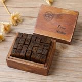  Bộ 2 Con Dấu Chữ Cái Tiếng Anh - Chữ Hoa Và Chữ Thường, Chất Liệu Gỗ [GIAO HÀNG 2-10 NGÀY | SỈ TỪ 2 TRIỆU | CÓ THỂ IN LOGO] 