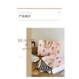  Phim hoạt hình dễ thương màu hồng gấu quần áo trẻ em cửa hàng quần áo túi vải không dệt đóng gói dây đai mua sắm 