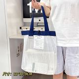  Túi Đựng Tài Liệu Trong Suốt Dạng Lưới Có Khóa Kéo - Túi Đựng Bài Tập, Đồ Dùng Luyện Thi Cho Học Sinh, Văn Phòng [GIAO HÀNG 2-10 NGÀY | SỈ TỪ 2 TRIỆU | CÓ THỂ IN LOGO] 