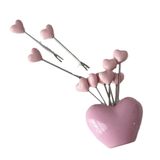  Bộ Nĩa Trái Cây Hình Trái Tim Bằng Nhựa - Dĩa Xiên Trái Cây, Bánh Ngọt Gia Dụng, Phụ Kiện Nhà Hàng Phương Tây [GIAO HÀNG 2-10 NGÀY | SỈ TỪ 2 TRIỆU | CÓ THỂ IN LOGO] 