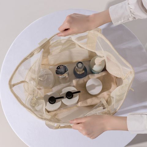  Túi Đi Biển Xách Tay Du Lịch Mẫu Mới Túi Lưu Trữ Dung Tích Lớn Nhiều Túi Túi Bơi Bãi Biển Túi Ngăn Cách Khô Ướt Lưới 