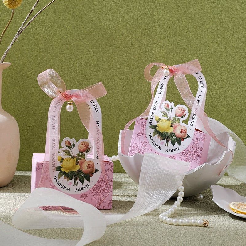  Hộp kẹo cưới sáng tạo mới phong cách châu âu cao cấp bao bì hộp quà 