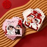  Phong bao lì xì hoạt hình đặc biệt nhét cửa cho đám cưới 