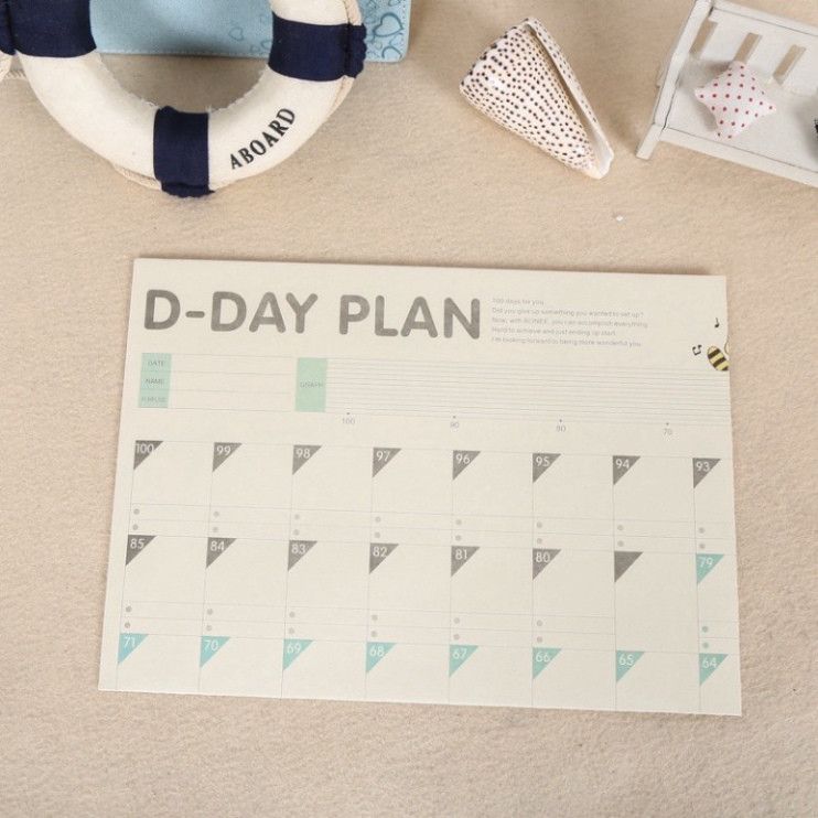  Kế Hoạch D-DAY Classy: Lập lịch tuần và ghi chú cho ngày lễ quan trọng PK1327 