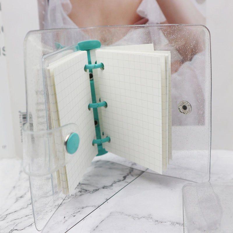  Album Ảnh Rời PVC Kèm Sổ Ghi Chép Trong Suốt Nhỏ Gọn Tiện Mang Theo [GIAO HÀNG 2-10 NGÀY | SỈ TỪ 2 TRIỆU | CÓ THỂ IN LOGO] 