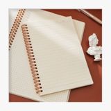  Sổ tay A5 80 trang bìa mờ phong cách retro tối giản, lý tưởng để ghi chép. 