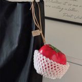  Móc Khóa Túi Xách Hình Cà Chua, Táo, Đậu - Phụ Kiện Trang Trí Cặp Sách, Ba Lô Dễ Thương, Quà Tặng [GIAO HÀNG 2-10 NGÀY | SỈ TỪ 2 TRIỆU | CÓ THỂ IN LOGO] 
