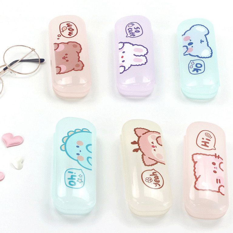  10 Hộp Đựng Kính Hoạt Hình Di Động Sáng Tạo [GIAO HÀNG 2-10 NGÀY | SỈ TỪ 2 TRIỆU | CÓ THỂ IN LOGO] 