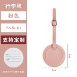  Thẻ Hành Lý Da PU Mềm Kiểu Dáng Tròn Hàng Có Sẵn Xuyên Biên Giới [GIAO HÀNG 2-10 NGÀY | SỈ TỪ 2 TRIỆU | CÓ THỂ IN LOGO] 