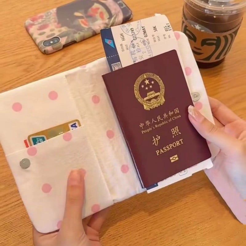  (HÀNG ĐẶT TRƯỚC) Túi ID Chấm Bi Màu Hồng Bạc Phong Cách Hàn Quốc Đựng Thẻ Cao Cấp [GIAO HÀNG 2-10 NGÀY | SỈ TỪ 2 TRIỆU | CÓ THỂ IN LOGO] 