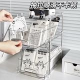  Hộp Đựng Đồ Để Bàn Bằng PET Trong Suốt 2-3 Tầng - Kệ Sắp Xếp Văn Phòng Phẩm, Ngăn Kéo Tiện Lợi Cho Học Sinh [GIAO HÀNG 2-10 NGÀY | SỈ TỪ 2 TRIỆU | CÓ THỂ IN LOGO] 
