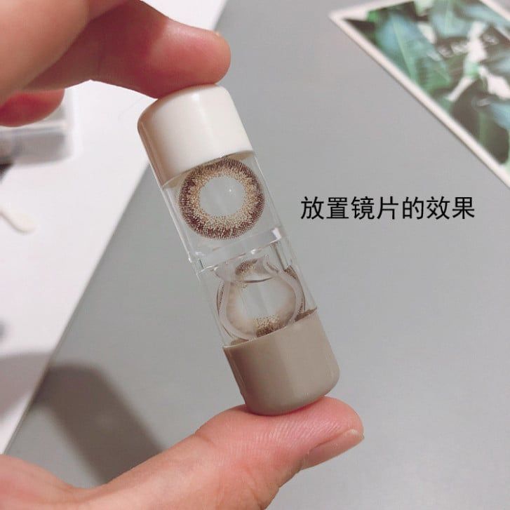  (HÀNG ĐẶT TRƯỚC) 10 Hộp Đựng Kính Áp Tròng RGP Hai Đầu Tùy Màu Có Gương [GIAO HÀNG 2-10 NGÀY | SỈ TỪ 2 TRIỆU | CÓ THỂ IN LOGO] 