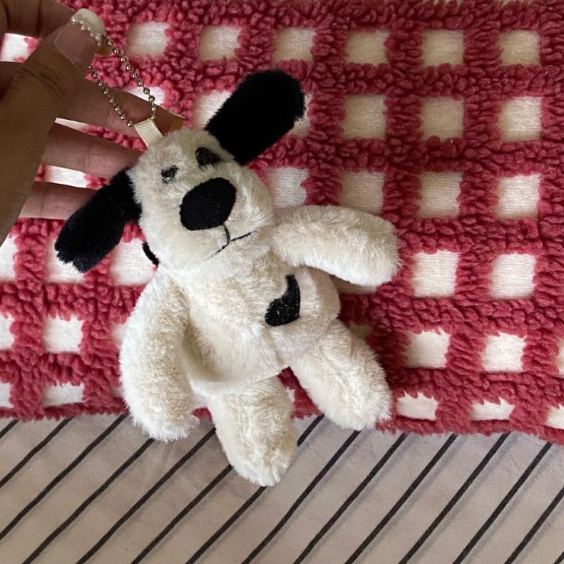  Móc Khóa Búp Bê Đen Trắng Dễ Thương - Set 2 Hình Ảnh Cướp Biển Đốm Chó 