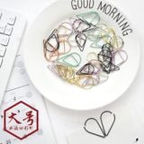  (HÀNG ĐẶT TRƯỚC) Set 100 Kẹp Giấy Hình Giọt Nước Kim Loại Đơn Giản [GIAO HÀNG 2-10 NGÀY | SỈ TỪ 2 TRIỆU | CÓ THỂ IN LOGO] 