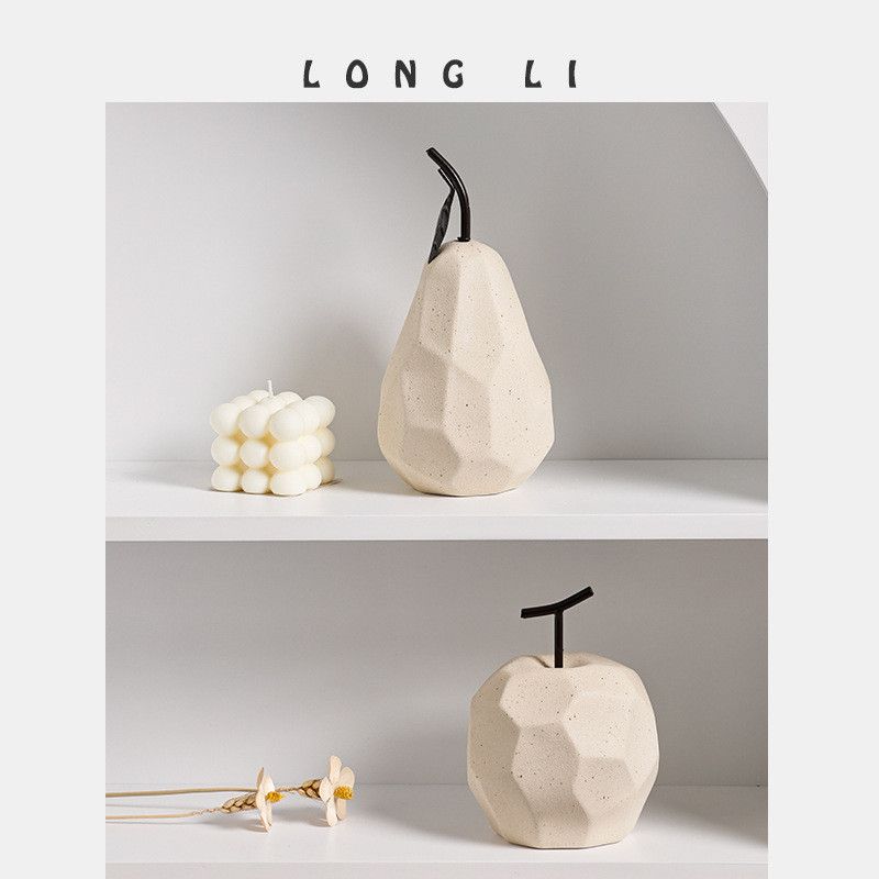 Đồ Trang Trí Gốm Hình Quả Lê, Táo Phong Cách Wabi-Sabi [GIAO HÀNG 2-10 NGÀY | SỈ TỪ 2 TRIỆU | CÓ THỂ IN LOGO] 