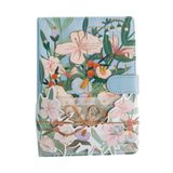  Sổ Bìa Cứng Khóa Từ Da In Họa Tiết Xinh Xắn - Nhật Ký Độc Đáo Món Quà PK1761 