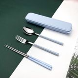  Bộ 3 Muỗng Đũa Nĩa Inox304 Có Hộp Đựng Cao Cấp Màu Pastel [GIAO HÀNG 2-10 NGÀY | SỈ TỪ 2 TRIỆU | CÓ THỂ IN LOGO] 