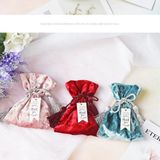  ```Túi nhung buộc dây thanh lịch cho quà tặng, sắc màu hoàng gia đẳng cấp``` 