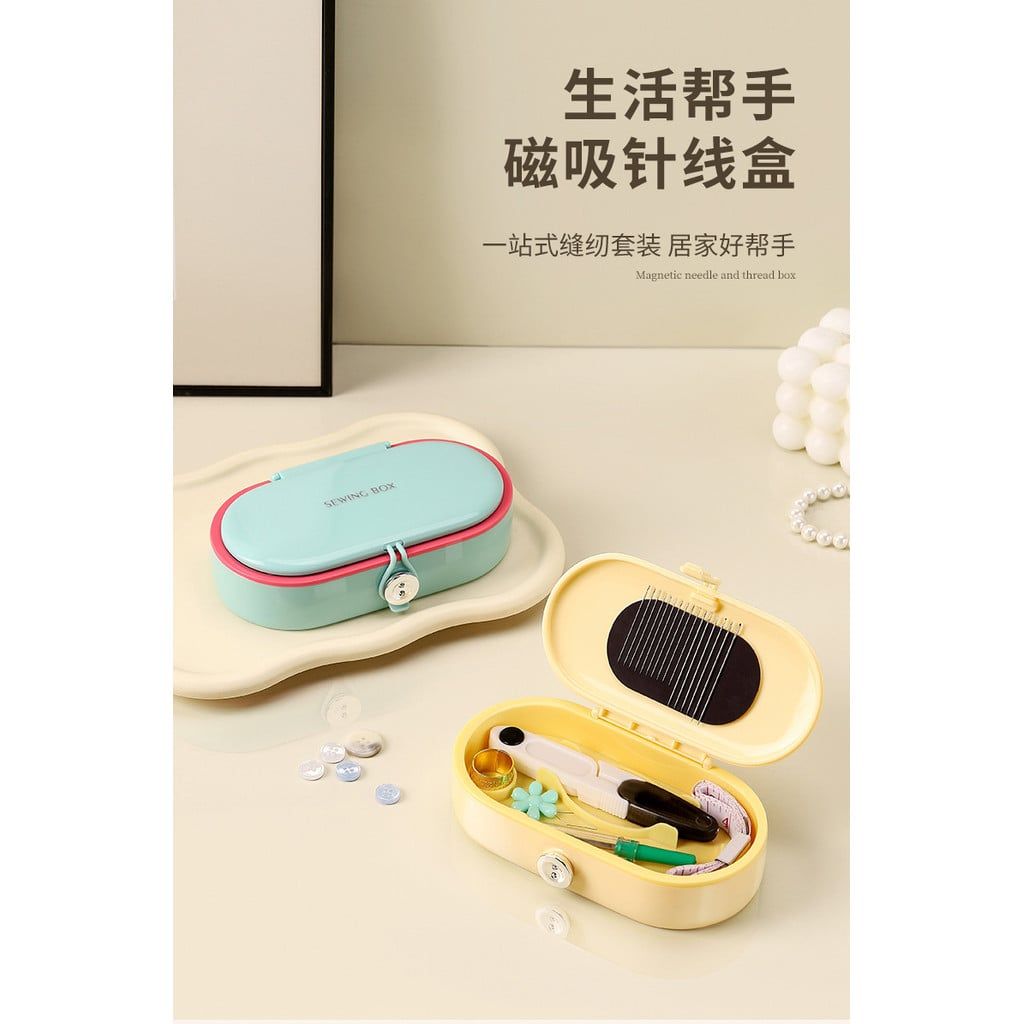  Hộp Kim Chỉ Có Nam Châm Hút - Bằng Sáng Chế, Dopamine, Đựng Đồ Gia Dụng Cao Cấp, Dùng Cho Gia Đình, Ký Túc Xá [GIAO HÀNG 2-10 NGÀY | SỈ TỪ 2 TRIỆU | CÓ THỂ IN LOGO] 