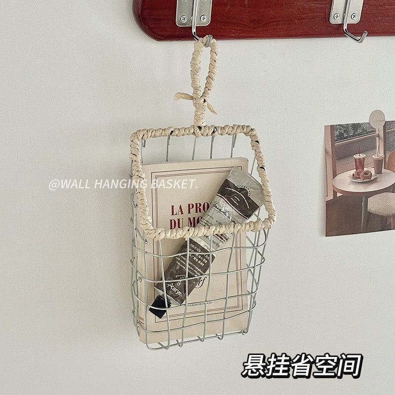  Giỏ Treo Tường Bằng Sắt Đan Đựng Đồ Nhà Bếp - Gia Dụng, Treo Đồ Tiện Lợi [GIAO HÀNG 2-10 NGÀY | SỈ TỪ 2 TRIỆU | CÓ THỂ IN LOGO] 