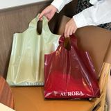  Túi nhựa đỏ cao cấp đựng quần áo, túi shop thời trang 