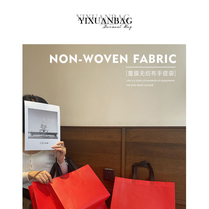  Túi vải không dệt chống nước – Túi shopping bảo vệ môi trường [GIAO HÀNG 2-10 NGÀY | SỈ TỪ 2 TRIỆU | CÓ THỂ IN LOGO] 