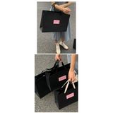  (HÀNG ĐẶT TRƯỚC) 10 Túi Tote Màu Đen Giấy Kraft Cao Cấp Đựng Mua Sắm, Quà Tặng [GIAO HÀNG 2-10 NGÀY | SỈ TỪ 2 TRIỆU | CÓ THỂ IN LOGO] 