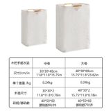  Giỏ Đựng Quần Áo Bẩn Bằng Cotton Phủ PE Nhiều Màu - Rổ Đồ Giặt Dung Tích Lớn, Có Quai Xách Gỗ, Đựng Đồ Chơi, Phòng Ngủ [GIAO HÀNG 2-10 NGÀY | SỈ TỪ 2 TRIỆU | CÓ THỂ IN LOGO] 