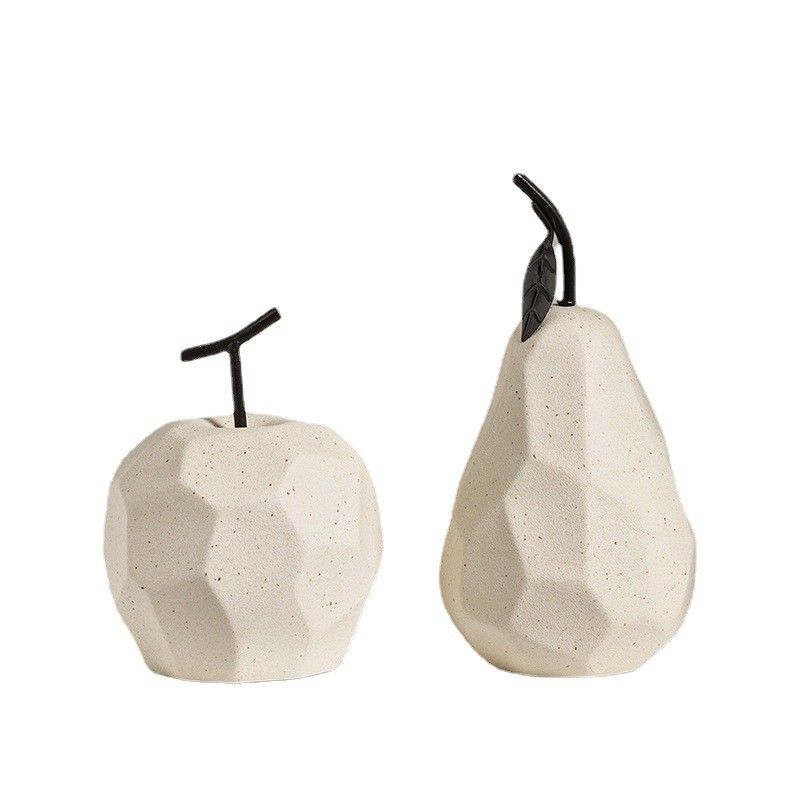  Đồ Trang Trí Gốm Hình Quả Lê, Táo Phong Cách Wabi-Sabi [GIAO HÀNG 2-10 NGÀY | SỈ TỪ 2 TRIỆU | CÓ THỂ IN LOGO] 