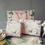  Hộp đóng gói kẹo hạnh nhân hộp quà năm mới sáng tạo hộp bánh bông tuyết bánh quy 