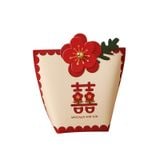  Hộp kẹo cưới sáng tạo mới hộp kẹo quà cưới hộp trống bán buôn 