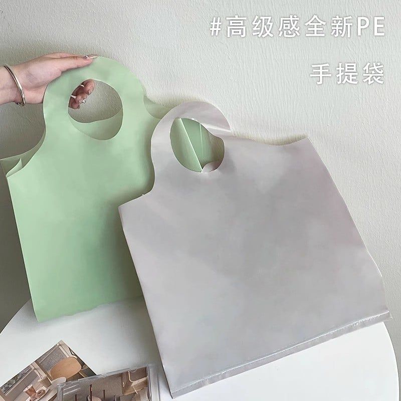  Túi Nhựa Bao Bì Mỹ Phẩm Hộp Đựng Giày In Logo Dày Cho Cửa Hàng Quần Áo Bán Buôn 