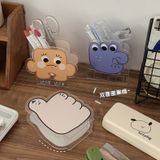  ```Hộp Bút Acrylic Đáng Yêu Sáng Tạo - Phụ Kiện Văn Phòng Để Bàn``` 