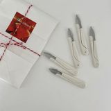  Kéo Cắt Chỉ Mini Đầu Nhọn Inox - Bộ 10 Cái Thêu Chữ Thập Dễ Sử Dụng, Có Nắp Bảo Quản 