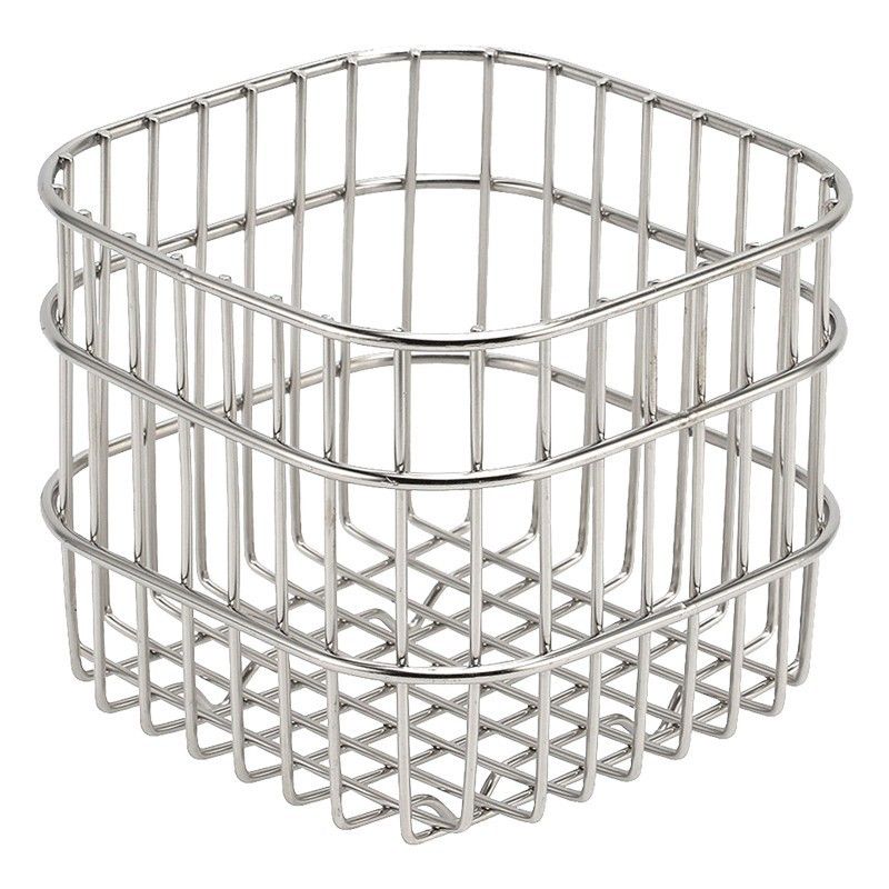  Giỏ Đựng Đồ Bằng Inox Hình Vuông - Rổ Đựng Mỹ Phẩm, Đồ Lặt Vật Để Bàn, Phong Cách Hiện Đại, Gia Dụng [GIAO HÀNG 2-10 NGÀY | SỈ TỪ 2 TRIỆU | CÓ THỂ IN LOGO] 