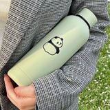  Cốc uống trực tiếp phong cách hàn quốc thiết kế đơn giản hình gấu trúc dễ thương 