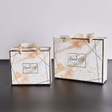  Bộ quà tặng sang trọng: Túi giấy, hộp quà lớn & 2 hộp mini đá cẩm thạch 